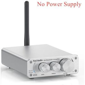 Fosi Audio Bluetooth 2 Kanaals Geluid Power Stereo Versterker TPA3116D2 Mini Hifi Digitale Amp Voor Luidsprekers 50W BT10A Treble &amp; Bass