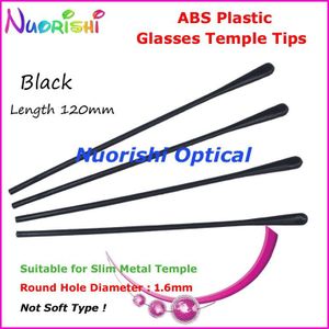 10 Pairs Economie Hard Plastic Bril Brillen Lange Tempel Tips Cap Cover Voor Ronde Metalen Tempel T3575 120 Mm