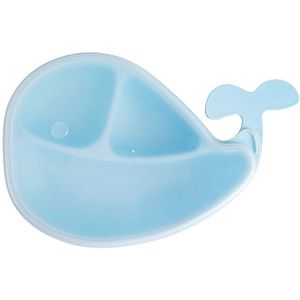 Cartoon Babyvoeding Plaat Whale Olifant Zachte Siliconen Plaat Voor Baby Gadgets Kinderen Eten Kom Gerechten Cookware Servies