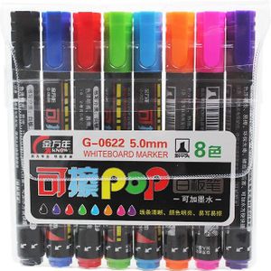 WETEN POP Art Marker 8 Kleuren/Set 5mm Herhaalde Vullen Inkt Marker Set Beste Voor Manga Poster Reclame levert