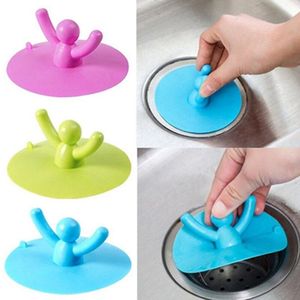 1Pcs Rubber Kleine Persoon Siliconen Filter Water Stopper Afvoer Catcher Bad Plug Badkamer Keuken Wastafel