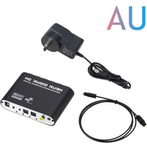 Pzzpss AC3 Audio Digitaal Naar Analoog 5.1 Kanaals Stereo Dac Converter Optische Spdif Coaxiale Aux 3.5Mm Naar 6 Rca decoder Versterker