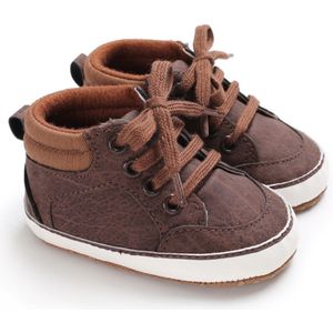 Pasgeboren Baby Kids Meisje Jongens Leuke Katoenen Babyschoenen Lace-Up Sneakers Schoenen