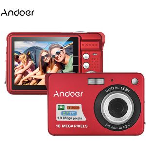 Andoer 18M 720P Hd Digitale Camera 8X Digitale Zoom Anti-Shake 2.7 &quot;Lcd-scherm Video Camcorder met Oplaadbare Batterijen