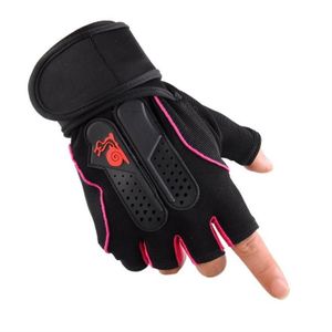 MOGEBIKE Fietsen Anti-slip anti-zweet Mannen Vrouwen Half Vinger Handschoenen Ademend Anti-shock Sport Handschoenen MTB Fiets Handschoen