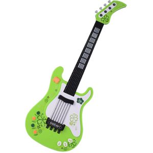 Kids Musical Gitaar Elektrische Muzikaal Speelgoed Instrument Met 4 Spelen Modi Lights & Musics Voor Jongens En Meisjes