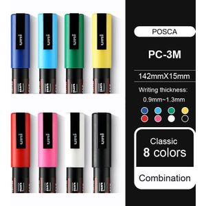 Uni Posca Marker Pen Complete Kit Professionele Schilderen Pop Reclame Pen Markeerstift Acryl Marker Pen PC-1M/PC-3M/PC-5M