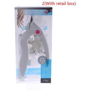 Nail Art Nail Edge Clipper Cutter Acryl Gel False Tips Frence U Vorm Trimmer Manicure Tool 3 Stijlen Snijden Manieren