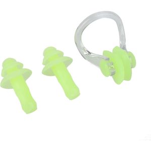 Siliconen Waterdicht Oordopje Zwemmen Oordopjes Zwemmen Neus Clip Zachte Kit Set