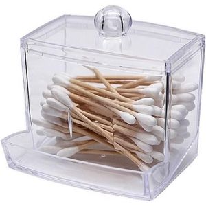 Acryl Multifunctionele Ronde Container Cosmetische Make-Up Wattenschijfje Organizer Sieraden Opbergdoos Houder En Snoep Potten