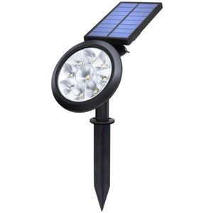Verbeterde Solar Spotlights Waterdichte Verstelbare 9 LED Wall/Landschap Zonne-verlichting Kleurrijke Solar Lamp voor Tuin Gazon Tuin