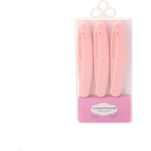 3 Pcs Professionele Draagbare Wenkbrauw Trimmer Sharp Wenkbrauw Scheermes Beauty Producten Voor Vrouwen