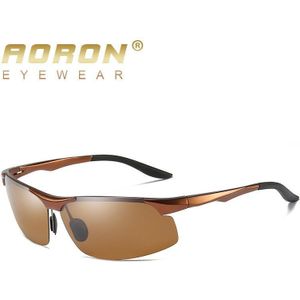 AORON Aluminium Magnesium Brand Gepolariseerde Zonnebril Mannen Rijden Bril Zomer Brillen Accessoires