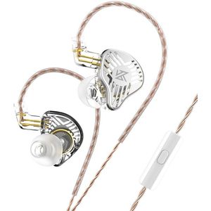 Kz Eds Dynamische Oortelefoon Hifi Dj Monitor In Ear Oordopjes Oordopjes Sport Noise Cancelling Metal Headset Kz Zex Zsn edx Pro