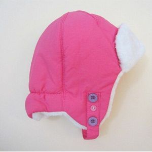 Baby Winter Hoed Meisjes Bomber Hoeden Warme Fleece Voering Peuter Caps voor Kids HT19012