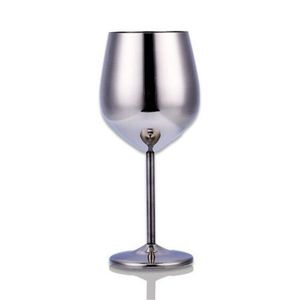 Metalen Beker Rose Goud Wijn Glas 304 Roestvrij Staal Rode Wijn Glas All-Staal Champagne Glas Cocktail Martini Glas wijn Glas