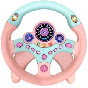 Kinderen Copiloot Speelgoed Stuurwiel Licht Geluid Simulatie Rijden Puzzel Baby Ontwikkelen Educatief Speelgoed Auto Voor Kids