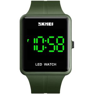 Skmei Mannen Vrouwen Digitale Horloge Outdoor Sport Led Licht Grote Figuur Display 3Bar Waterdichte Kleurrijke Pu Band Relogio Masculino