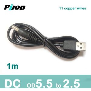 Dc 5V 12V Jack 5.5 Mm X 2.5 Mm 1.0M Power Cable Usb 2.0 Multi Lader Connector kabel Voor MP3 MP4 Tafellamp Tablet