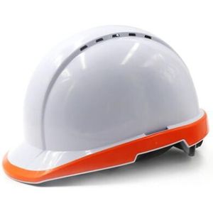 Geventileerd Veiligheid Hard Hat, Werk Klimmen Helm, Verstelbare Hoofdband, Slagvastheid, fluorescerend Geel/Oranje Voor Werknemer