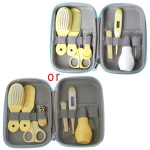 8Pcs Pasgeboren Baby Kids Nail Haar Gezondheidszorg Thermometer Grooming Borstel Kit