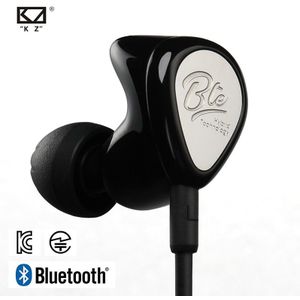 KZ BTE Wireless Bluetooth Oortelefoon Hybride technologie Sport Hoofdtelefoon waterdichte HIFI Bass Oordopjes In Ear Monitor APTX Headset