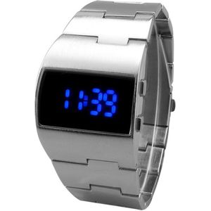 Mannen Vrouwen Led Display Digitale Horloge Draagbare Verstelbare Elektronische Cool Business Iron Man Fitness Decoratie Armband