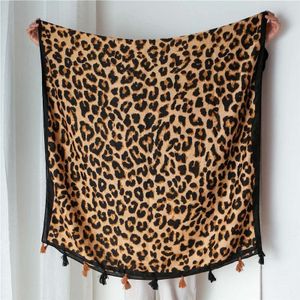 180*90Cm Mode Vrouwen Luipaard Print Sjaal Zachte Mooie Grote Leopard Stole Dunne Katoen Warm Genoeg Grote Sjaals cachecol Wraps