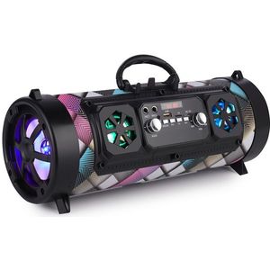 Draagbare Geluid Kolom Bluetooth Compatibel Muziek Draadloze Speaker Bewegen Ktv 3D Sound System Sound Bar Subwoofer Fm Radio