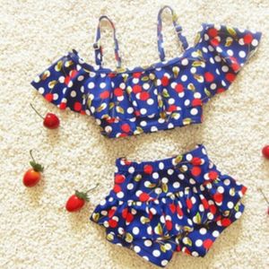 US Infant Kid Baby Girl Swimwear Swimsuit Bikini Bathing Suit Swimming Beachwear