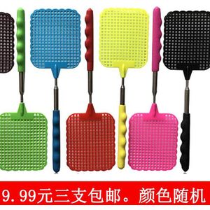 Roestvrij Staal Intrekbare Vliegenmepper Plastic Mug Swatter Multifunctionele Mug Swatter Uitbreiding Bar Fly Killer