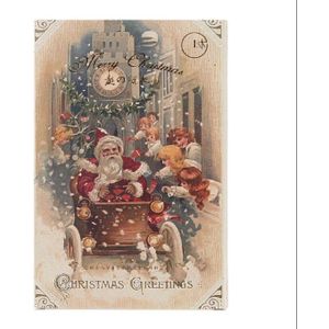 5Sets/1Lot Kerst Uur Licht Wenskaarten Verjaardag Brief Zakelijke Card Set Bericht Kaart