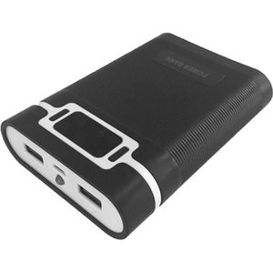 Anti-Reverse Draagbare Power Bank Box 4X18650 Diy Display Acculader 5V 2A Case