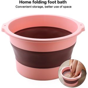 1Pc Plastic Opvouwbare Emmer Voetenbad Emmer Badkamer Opvouwbare Voet Bad Wastafel Wasserette Emmers Draagbare Water Container