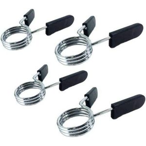 Ad-2 Paar 50 Mm Halter Lente Kragen Oefening Kraag Barbell Clip Klemmen Voor Gewicht Bar Halters Gym fitness Training