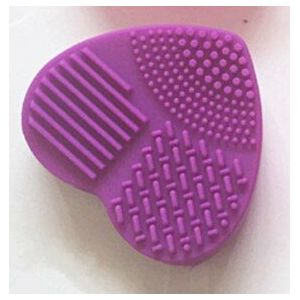 Kleurrijke Hart Vorm Schoon Make Up Borstels Wasborstel Silica Handschoen Scrubber Boord Cosmetische Cleaning Tools Voor Make-Up Kwasten