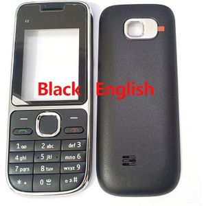 Telefoon Behuizing Cover Case Met Hebreeuws Stempel Of Russisch Of Engels Toetsenbord Voor Nokia C2-01 C201 + Gereedschap