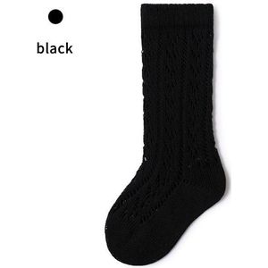 Effen Kleur Babysokjes Voor Jongens Meisjes Knie Hoge Sokken Zachte Katoenen Ademende Hollow Zuigeling Zomer Mesh Sokken Voor Peuter kids