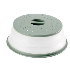 Magnetron Cover Voor Voedsel, Multifunctionele Plaat Cover Fruit Groente Vergiet Aftappen Mand Drie Kleuren