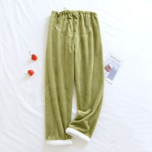 Effen Slaap Bodems Vrouwen Snoep Kleur Zoete Slouchy Dikkere Gezellige Alle-Match Flanel Tieners Nachtkleding Thuis Trendy Vrouwelijke Lounge