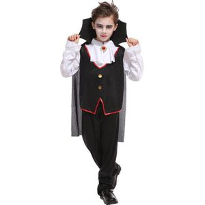 Jongens Halloween Vampier Enge Kostuums Kinderen Kids Demon Dracula Cosplays Carnaval Purim Maskerade Rollenspel Party Dress