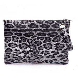 Casual Tassen Voor Vrouwen Animal Print Leopard Clutch Vrouwelijke Lederen Portemonnee Messenger Bag Dames Elegante Handtas