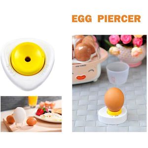 Geel Ei Piercer Pricker Met Slot Ei Cracker Opener Keuken Gadget Egg Gereedschap Keuken Accessoires