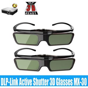2Pcs 3D Active Shutter Bril DLP-LINK 3D Bril Voor Xgimi Z4X/H1/Z5 Sharp Optoma Lg Acer h5360 Jmgo Benq W1070 Projectoren