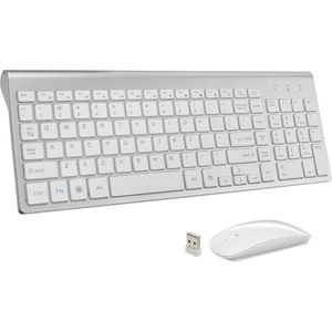 2.4G Draadloze Toetsenbord En Muis Mini Multimedia Toetsenbord Muis Combo Set Voor Notebook Laptop Mac Desktop Pc tv Kantoor