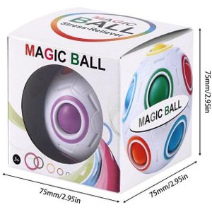 Magische bal Sferische Magic Cube Rainbow Puzzels Ball Kids Educatief Speelgoed voor Kinderen Magische Kubus stress reliever cubo magico