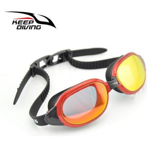 Professionele Siliconen Bijziendheid Zwembril Waterdicht Anti-Fog Uv Zwemmen Bril Voor Mannen Vrouwen Dioptrie Sportbrillen