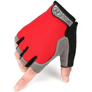 Fietsen Anti-Slip Anti-Zweet Mannen Vrouwen Half Vinger Handschoenen Ademend Anti-Shock Sport Handschoenen Fiets handschoen M/L/Xl