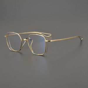 Persoonlijkheid Ip Titanium Vierkante Brilmontuur Mannen Comfortabele Grote Gezicht Glasse Vrouwen Bijziendheid Verziendheid Optische Brillen Recept