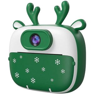 Kinderen Instant Print Camera, 1080P Digitale Camera Met 2 Inch Scherm, 3 Rollen Van Print Papers, cartoon Stickers